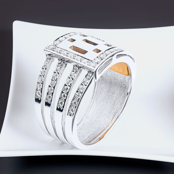 Stříbrný dámský prsten Cubic, stříbro 925/1000, 8 g