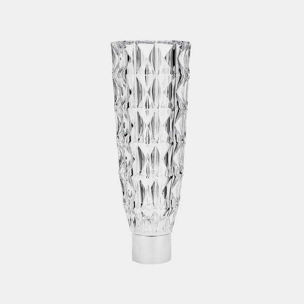Křišťálová váza ATLANTA s postříbřenou dekorací-ANTORINI®