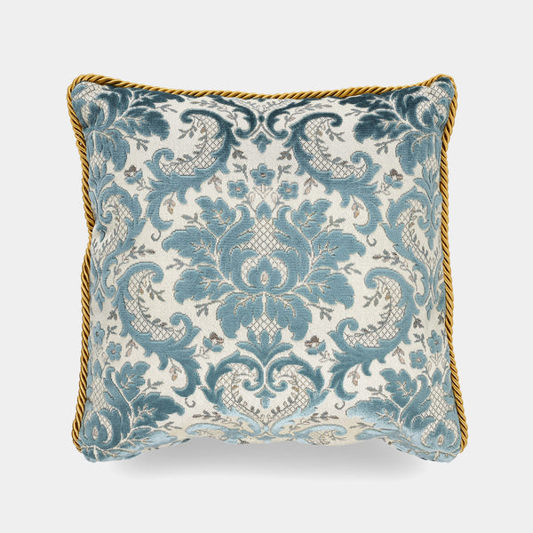 Luxusní dekorační polštář ANTORINI VINTAGE, 40 cm, modrý (4165669388332)