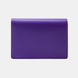Dámské pouzdro na kreditní karty a vizitky, fialové saffiano-ANTORINI®