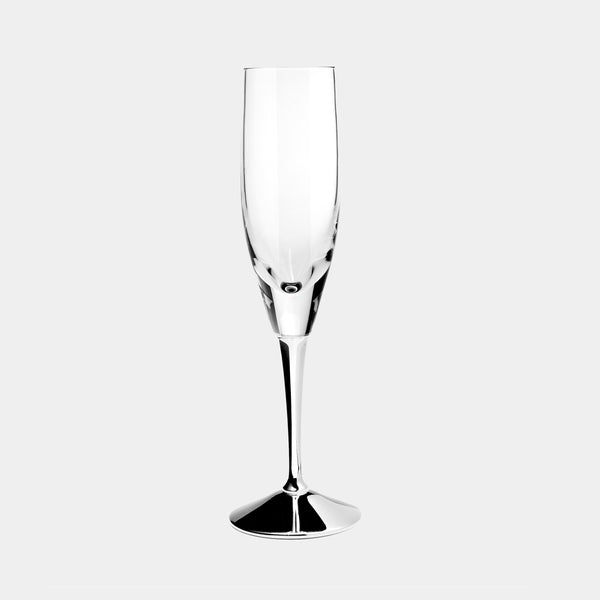Křišťálové sklenice na víno a šampaňské, postříbřeno-ANTORINI®