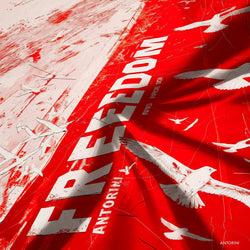 Hedvábný šátek ANTORINI FREEDOM, LE, Limitovaná edice, 60 cm