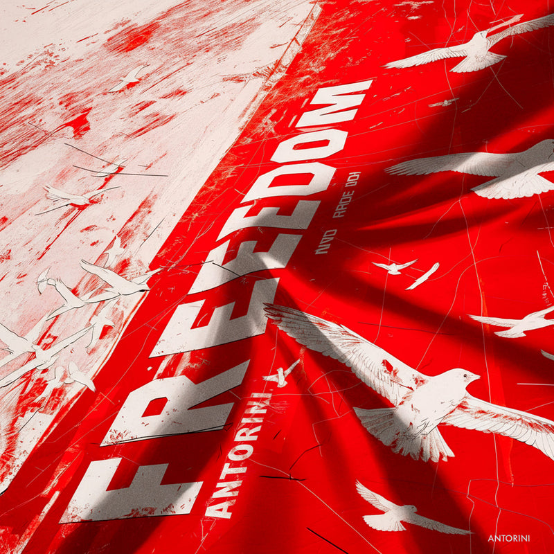 Hedvábný šátek ANTORINI FREEDOM, LE, Limitovaná edice, 60 cm