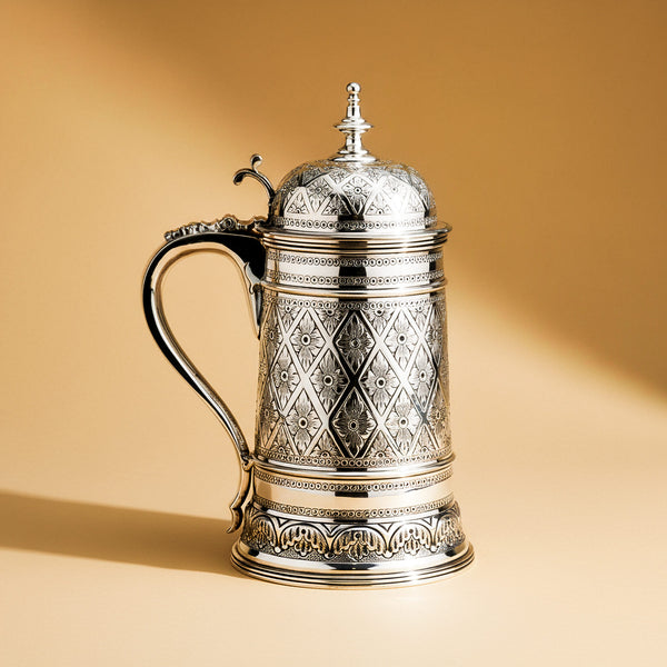 Džbán na pivo Celtic, postříbřeno