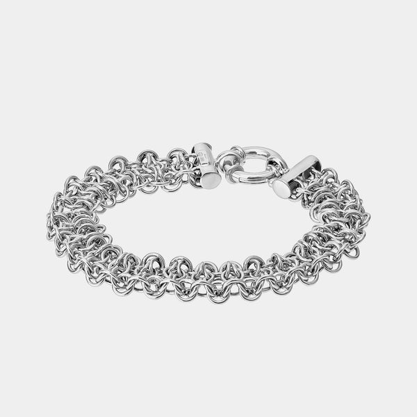 Stříbrný dámský náramek Chain, stříbro 925/1000, 13,8 g