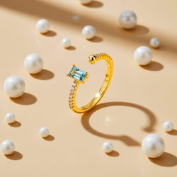 Stříbrný prsten Zirconia, stříbro 925/1000, 1,9 g