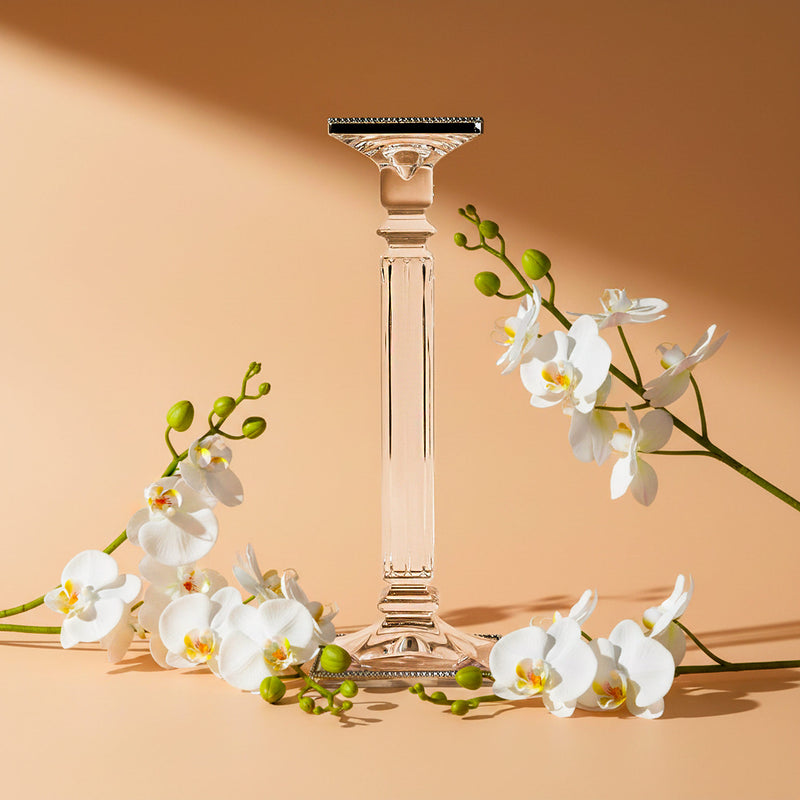 Postříbřený svícen Roma