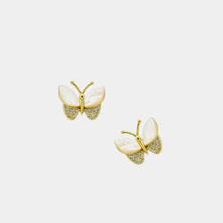 Dámské náušnice Butterfly, stříbro 925/1000, 2,6 g