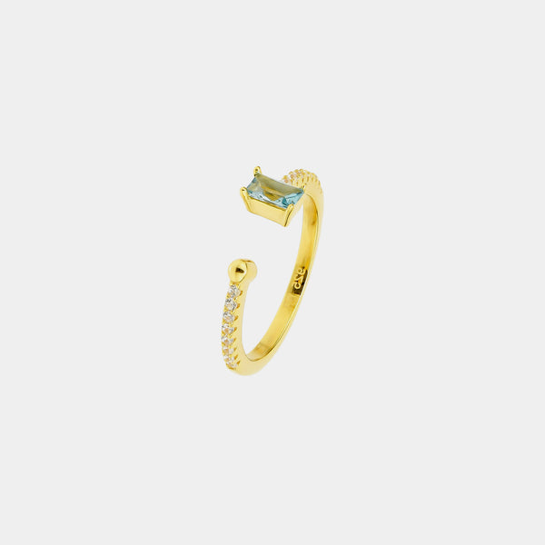 Stříbrný prsten Zirconia, stříbro 925/1000, 1,9 g