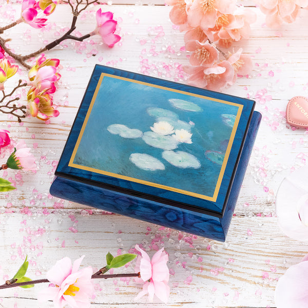 Hrací skříňka, šperkovnice, Claude Monet, Lekníny-ANTORINI® (4175674277932)