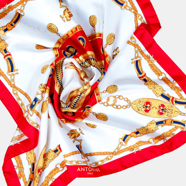 Luxusní červený šátek (3179926913124)