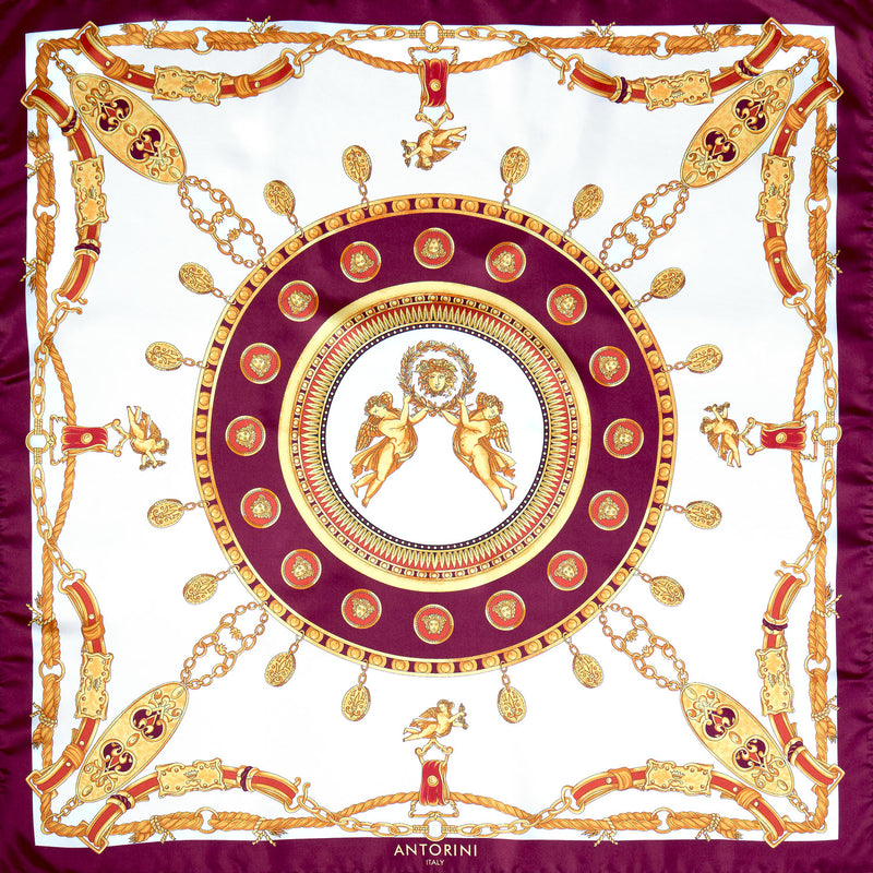 Hedvábný šátek ANTORINI Imperiale, fialový (4026768097324)