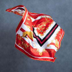 Luxusní šátek ANTORINI Imperiale, červený-ANTORINI®