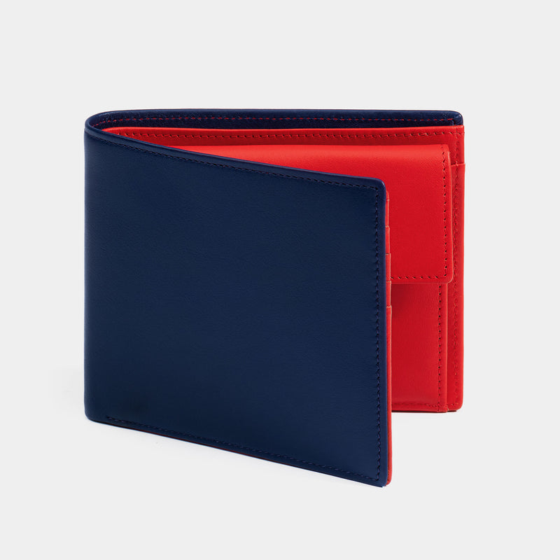 Pánská kožená peněženka, modro-červená-ANTORINI® (2932507770980)
