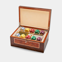 Poker Chip Box in Brown Glamour-ANTORINI® (4293295243308)