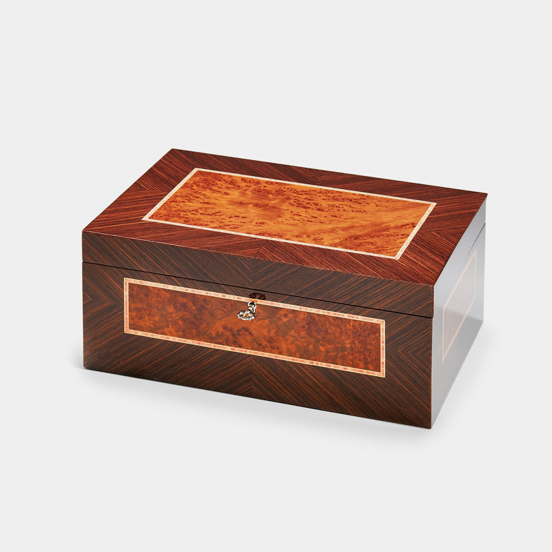 Poker Chip Box in Brown Glamour-ANTORINI® (4293295243308)