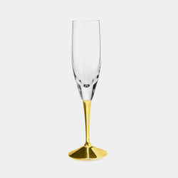 Křišťálové sklenice na víno a šampaňské, stříbro 925/1000, 55 g, pozlaceno-ANTORINI®