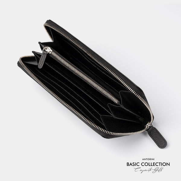 Dámská peněženka na zip černá - KORPORÁTNÍ DÁRKY / BASIC COLLECTION
