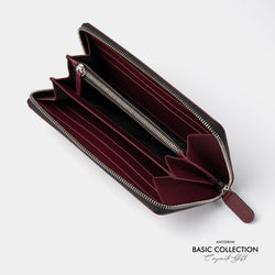 Dámská kožená peněženka na zip fialová - KORPORÁTNÍ DÁRKY / BASIC COLLECTION