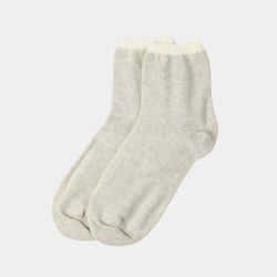 Dámské kašmírové ponožky, šedé s lemem-ANTORINI® (4324101619756)