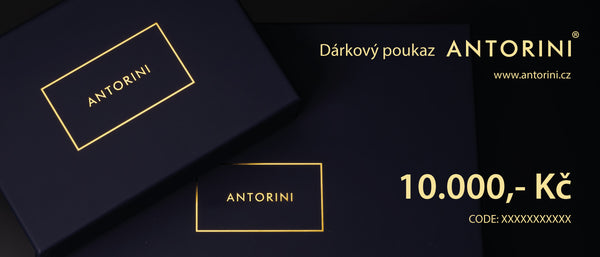 Dárkový poukaz ANTORINI - 10.000 Kč