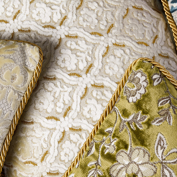 Luxusní dekorační polštář ANTORINI VINTAGE, 40 cm, Gold/Cream (4165668405292)