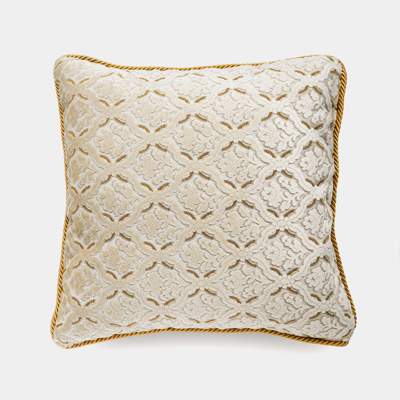 Luxusní dekorační polštář ANTORINI VINTAGE, 40 cm, Gold/Cream (4165668405292)