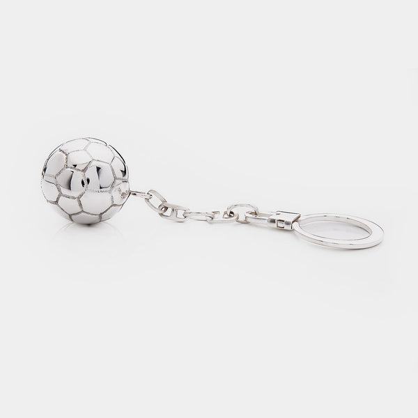 Stříbrný přívěsek na klíče - Fotbalový míč, stříbro 925/1000, 28 g-ANTORINI®