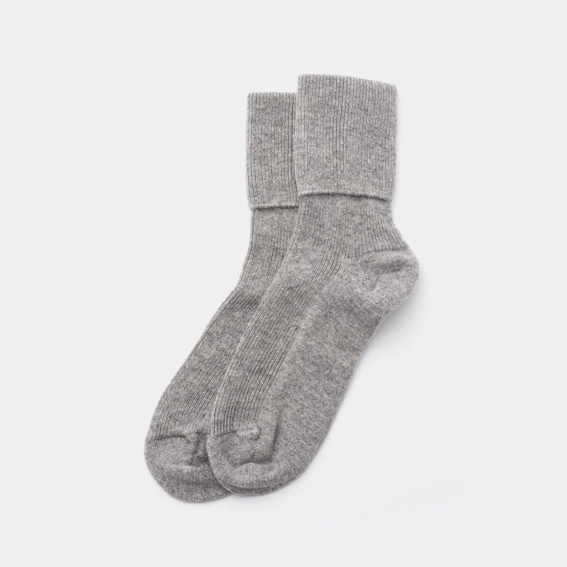 Dámské kašmírové ponožky, šedé-ANTORINI®