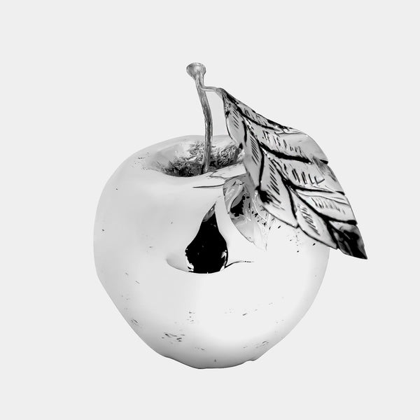 Dekorativní předmět - jablko, postříbřeno