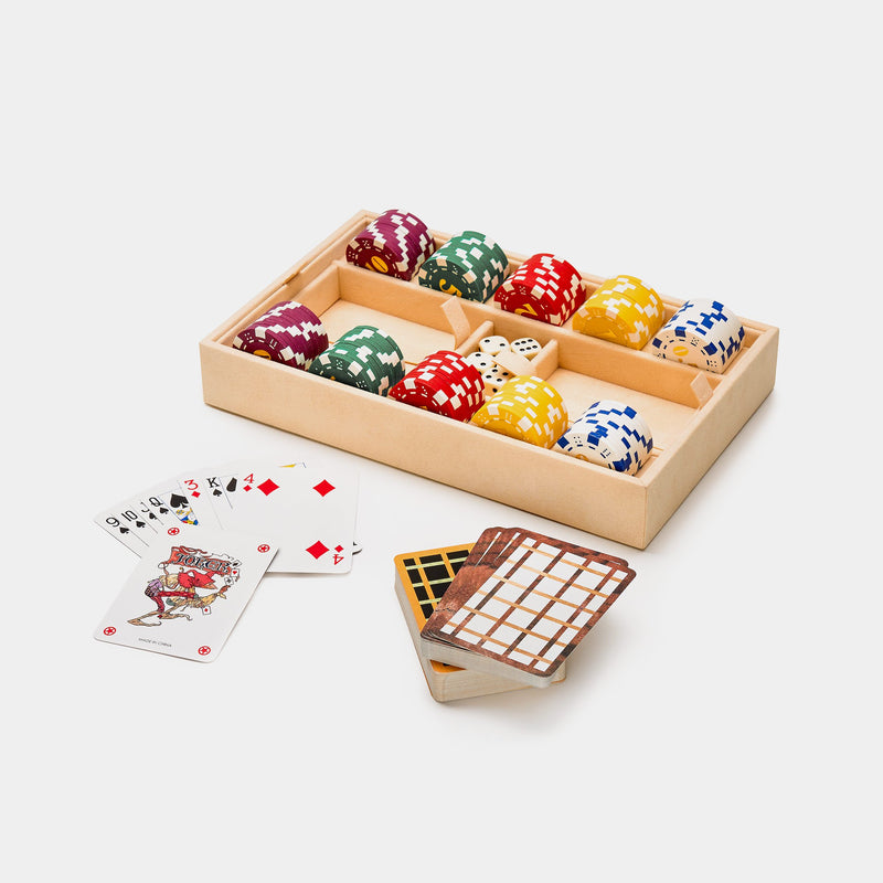 Poker Chip Box in Brown Glamour-ANTORINI® (4293295243308)