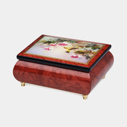 Hrací skříňka, šperkovnice, Hummingbird with Fuchsia-ANTORINI® (4284093530156)
