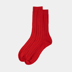 Červené pánské kašmírové ponožky-ANTORINI® (4324098900012)