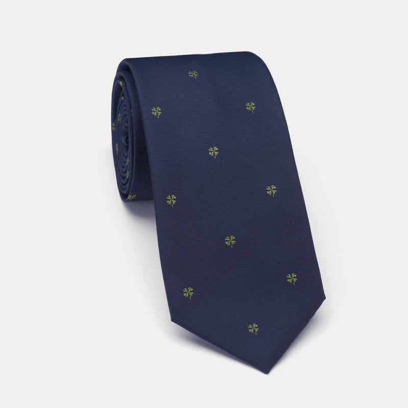 Hedvábná kravata se čtyřlístky pro štěstí-ANTORINI®