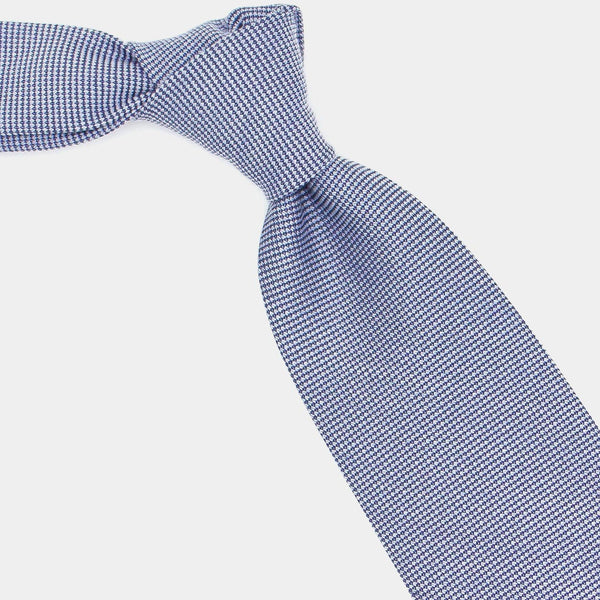 Luxusní kravata ANTORINI, vlněná, modro bílá