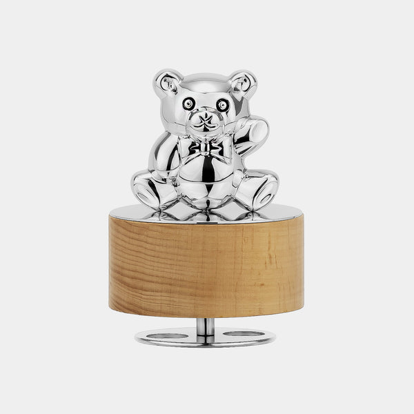 Stříbrná hrací skříňka s medvídkem, stříbro 925/1000, 55 g-ANTORINI®