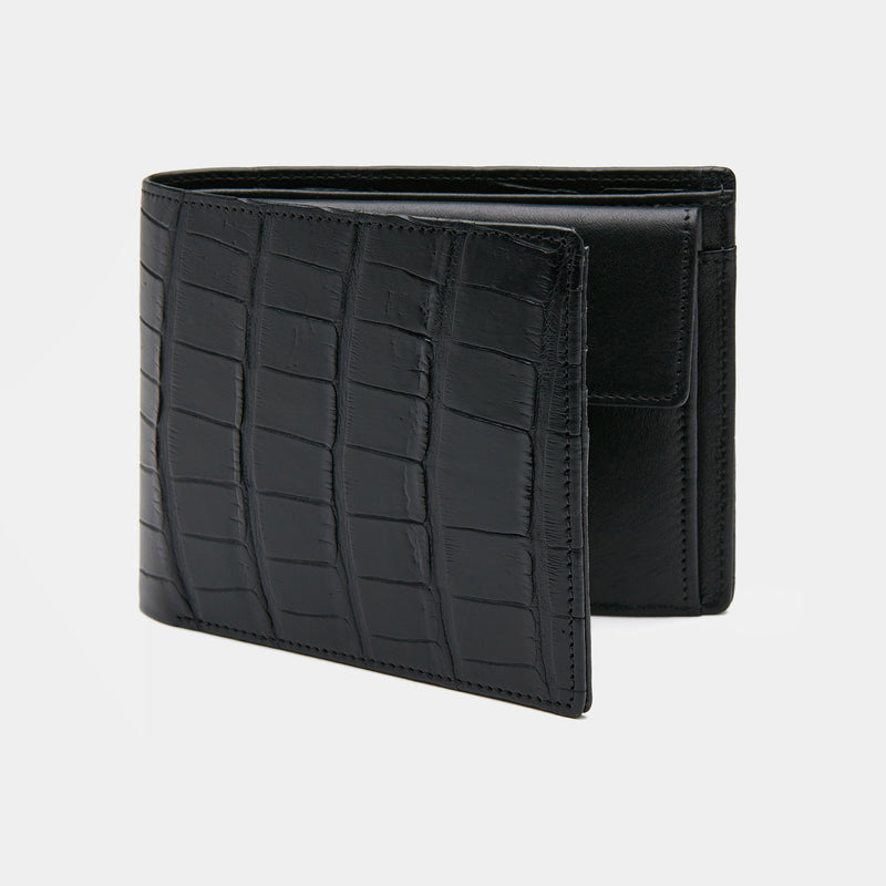 Pánská peněženka z pravé krokodýlí kůže, černá-ANTORINI® (4329784999980)