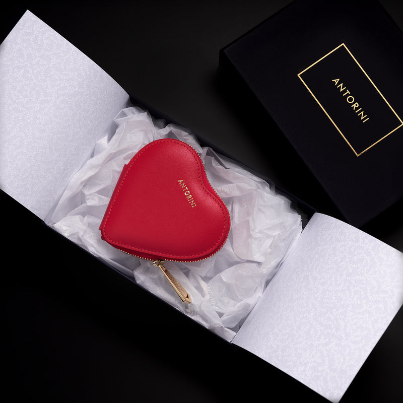 Cuore Classy, peněženka ve tvaru srdce, červená-ANTORINI®