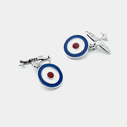 Letecké manžetové knoflíčky, Spitfire, Stříbro 925/1000, 5,6 g