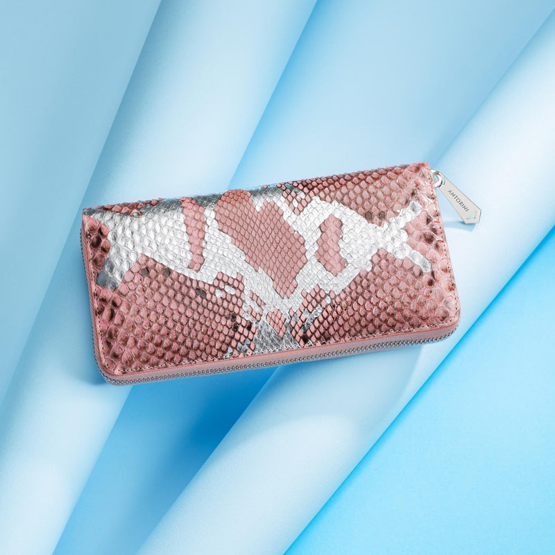 Luxusní dámská růžová peněženka (3488145735780)