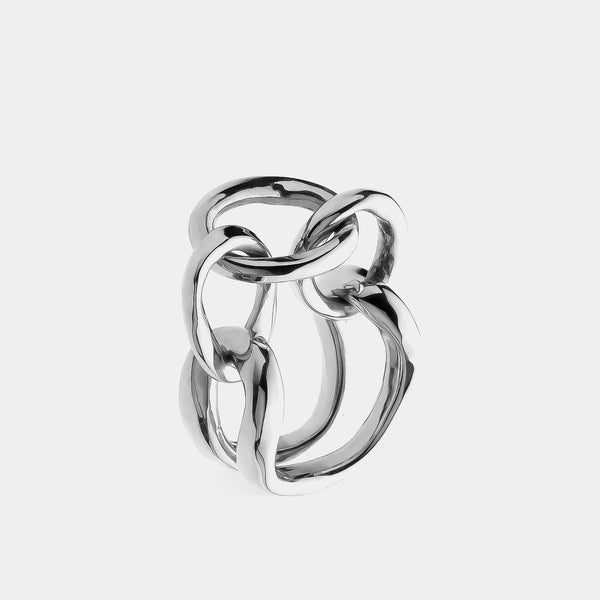 Stříbrný prsten Chain, stříbro 925/1000, 11,3 g