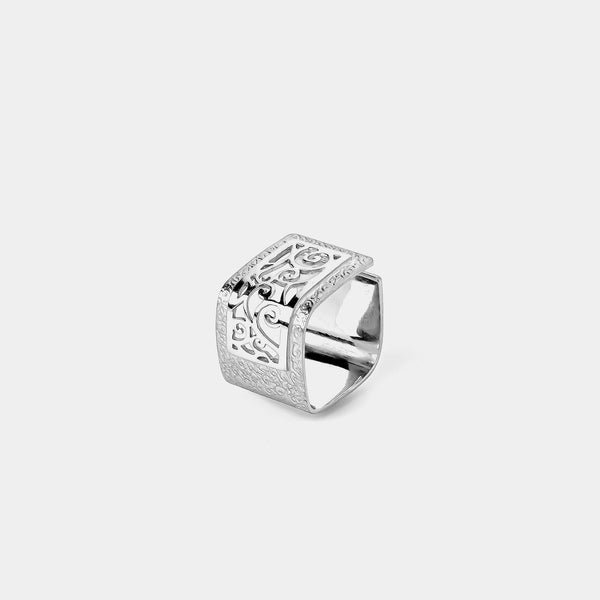 Stříbrný prsten Cuadro, stříbro 925/1000, 6 g