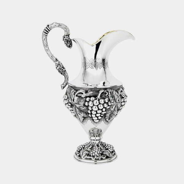Stříbrný džbán s motivem hroznů, stříbro 925/1000, 1254 g-ANTORINI®