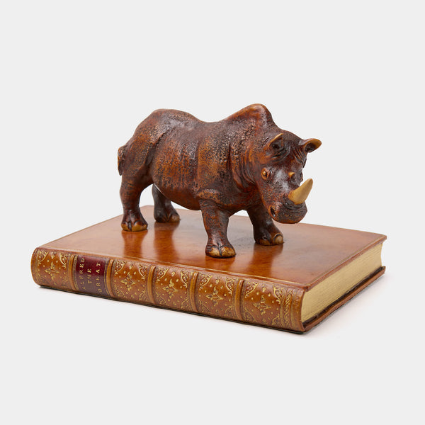 Těžítko ve tvaru nosorožce a historické knihy-ANTORINI® (4287279398956)