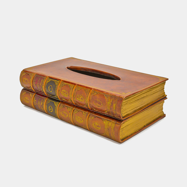 Kryt na papírové kapesníčky v podobě historické knihy-ANTORINI®