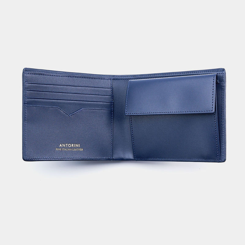 Kožená pánská peněženka, tmavě modrá-ANTORINI® (4348842213420)