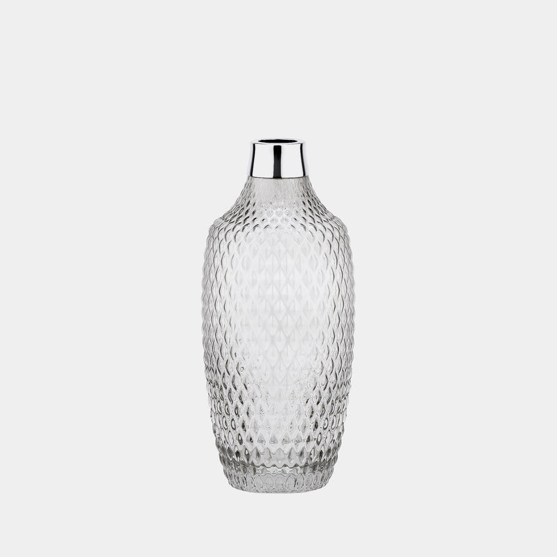 Set skleněných váz s postříbřenou dekorací-ANTORINI®