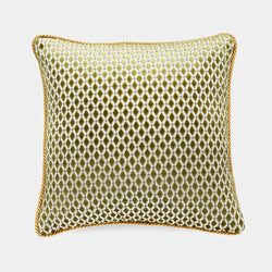 Luxusní dekorační polštář ANTORINI VINTAGE Geometric, 50 cm, zelený (4165641076780)